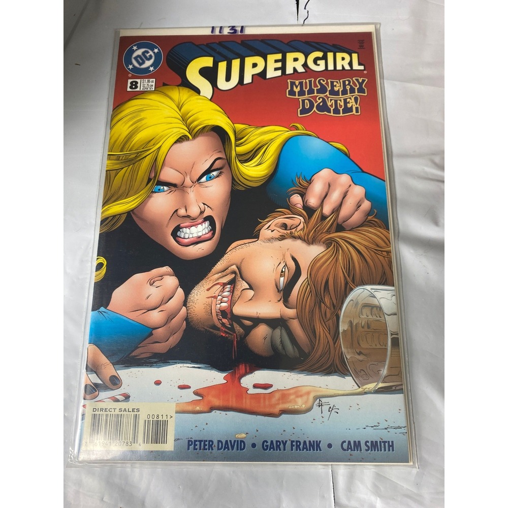 Supergirl 8 DC Comics 1997 Misery Date Gary Frank‎ Peter David Direct Sales